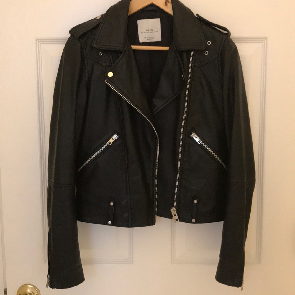 Mango Leather Jacket
